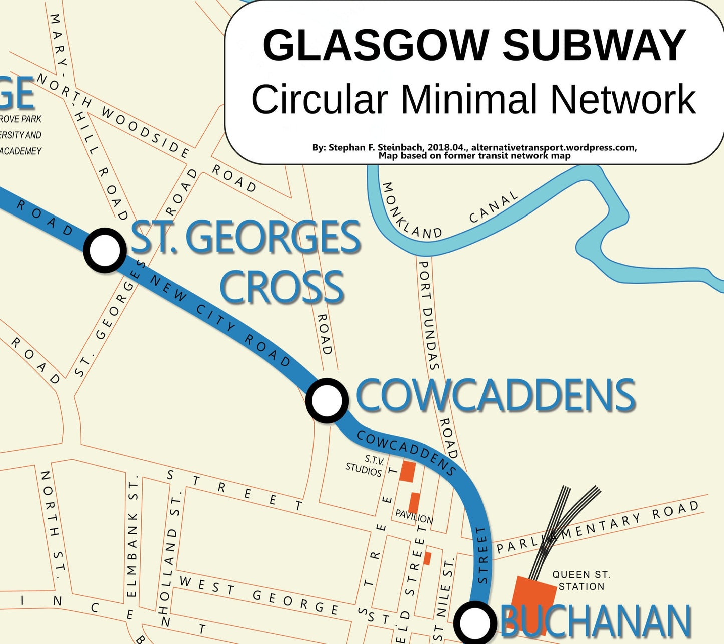 Old Glasgow Subway Map, old map, large map, antique decor, oversize map print