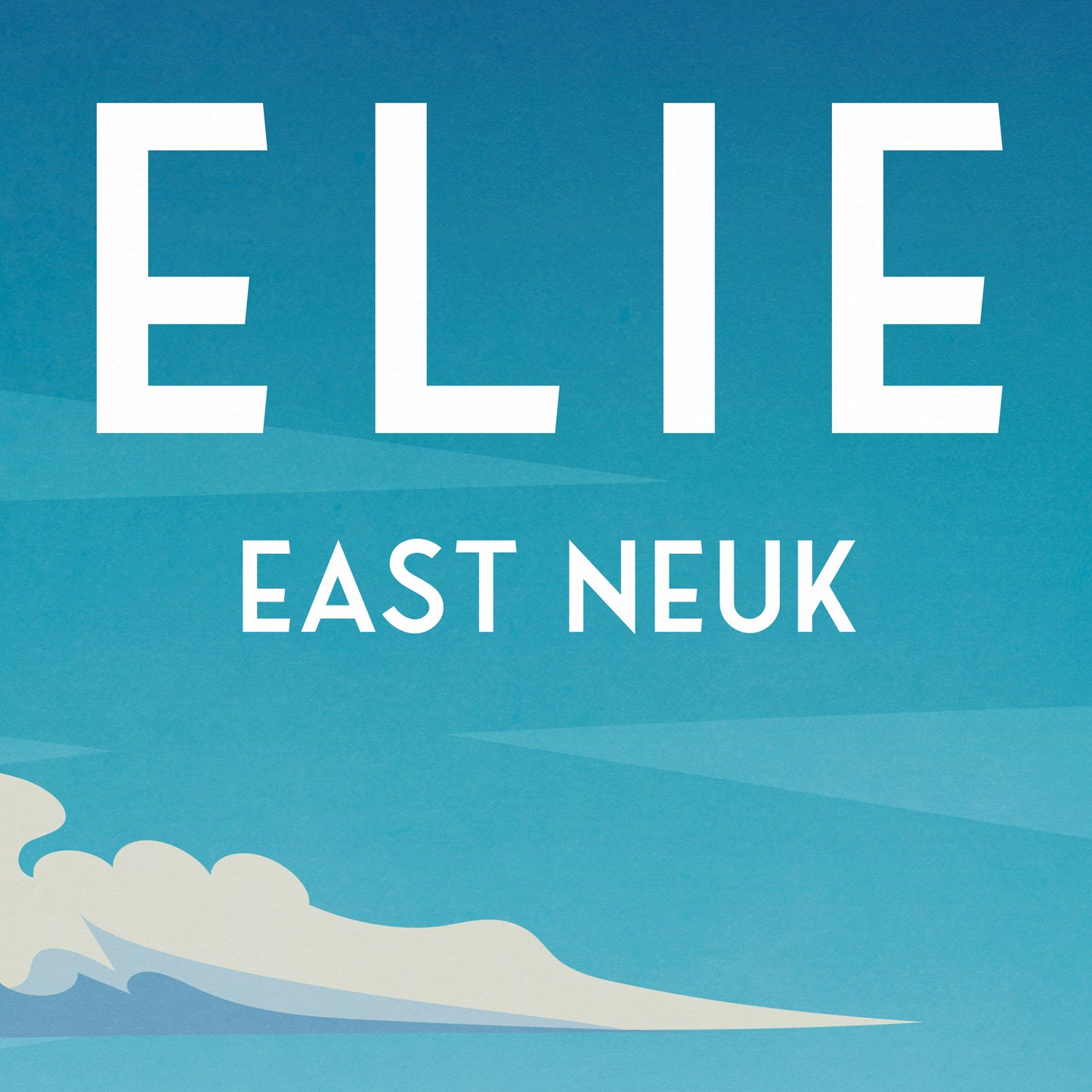 Elie Beach Huts Print - East Neuk - Fife Coastal Path - Travel Poster - Elie and Earlsferry - Leven