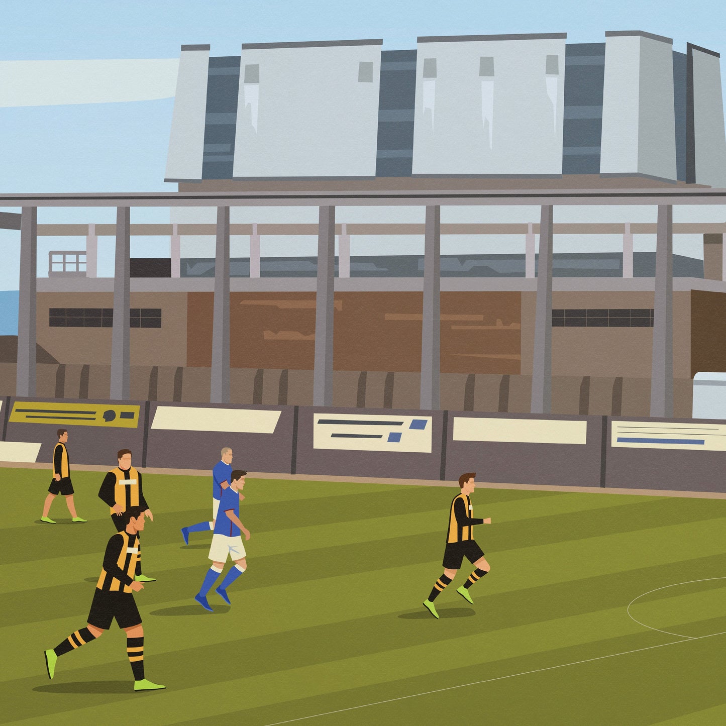 Methil Print - East Fife Poster - Power Station - Football