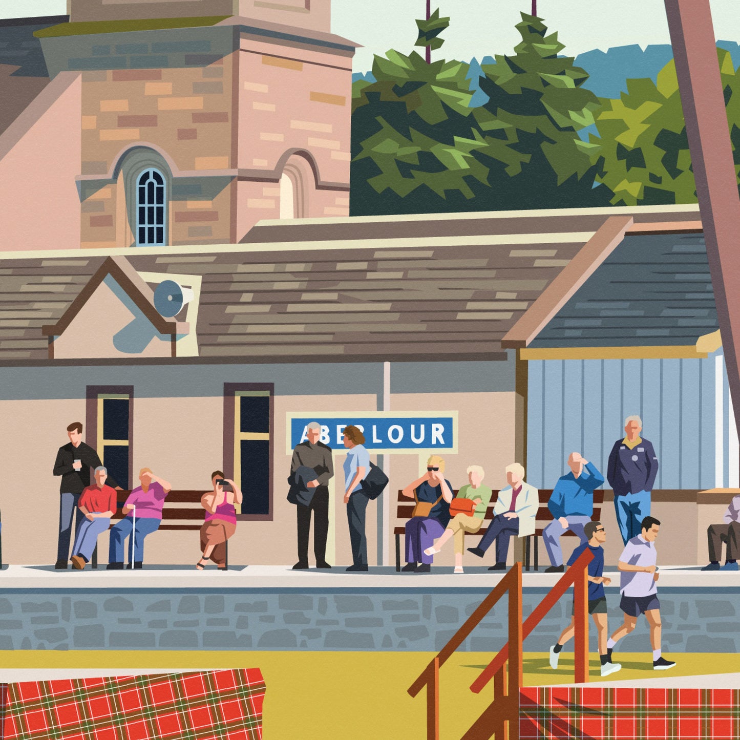 Aberlour Highland Games - Caber Tosser - Scotland - Speyside