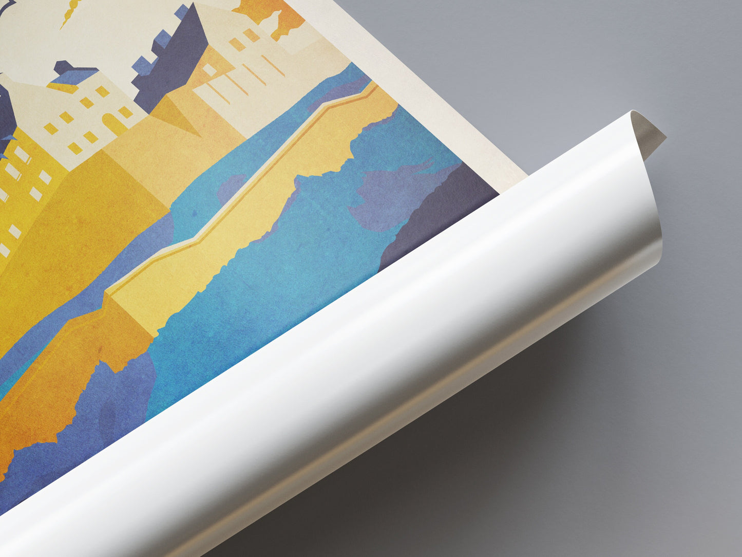 Edinburgh Castle Poster, Illustrated print of Edinburgh Castle, Scotland, Scottish Gift, Edinburgh Gift, Scottish Print