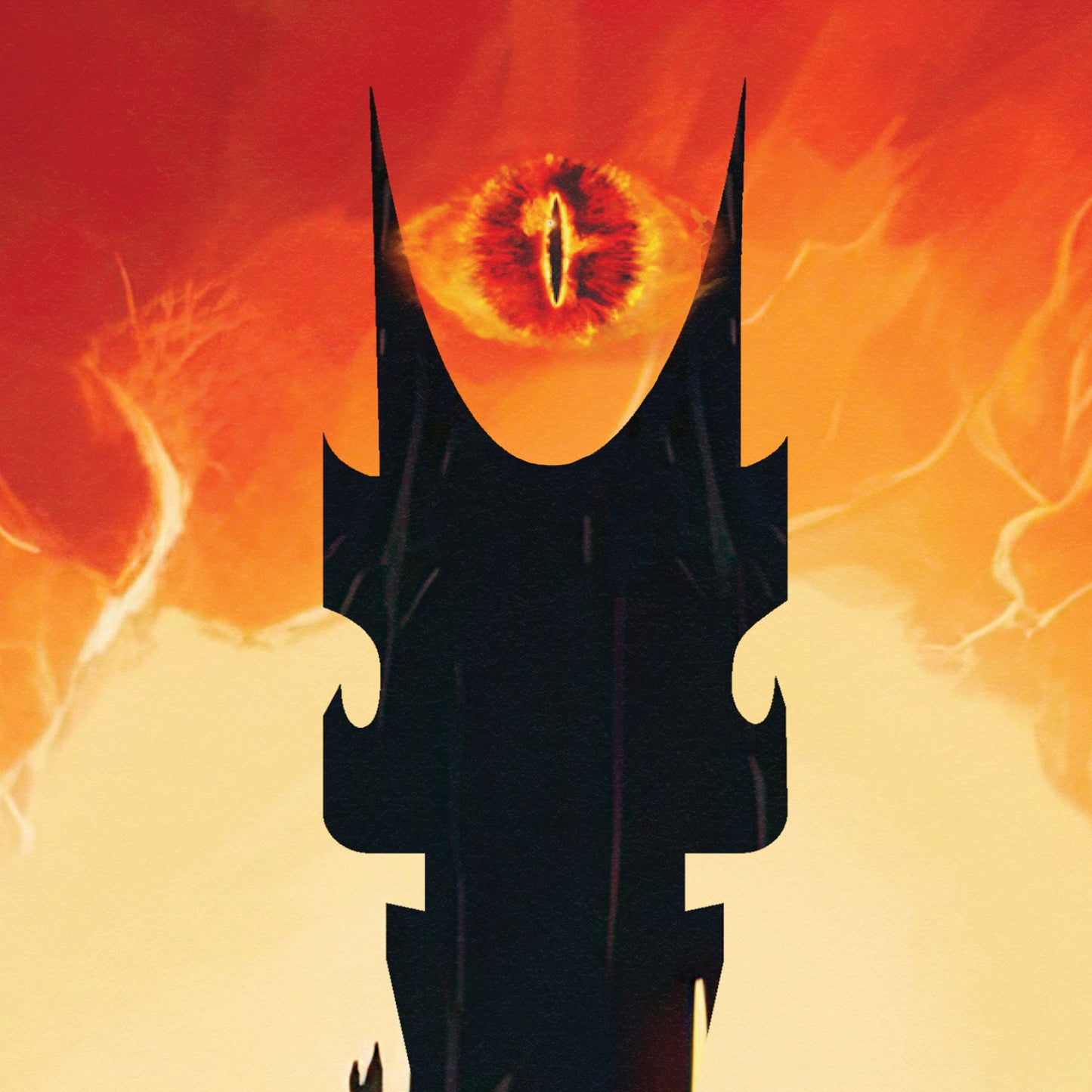 Mordor Travel Poster | Gandalf | Tower of Sauron Middle-Earth Print | Dragon | Gollum | Fellowship | Vintage Travel Poster Art | LOTR