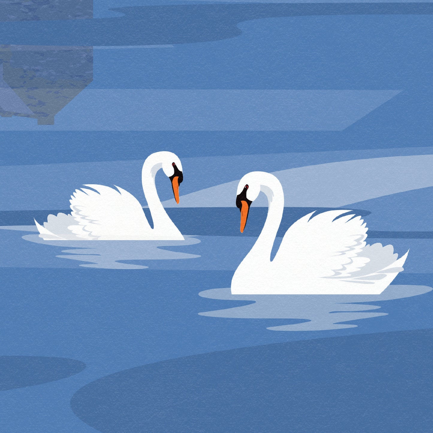 Stalker Castle Print - Kayaker and Graceful Swans - Loch Laich - Loch Linnhe - Port Appin - Argyll - Scotland