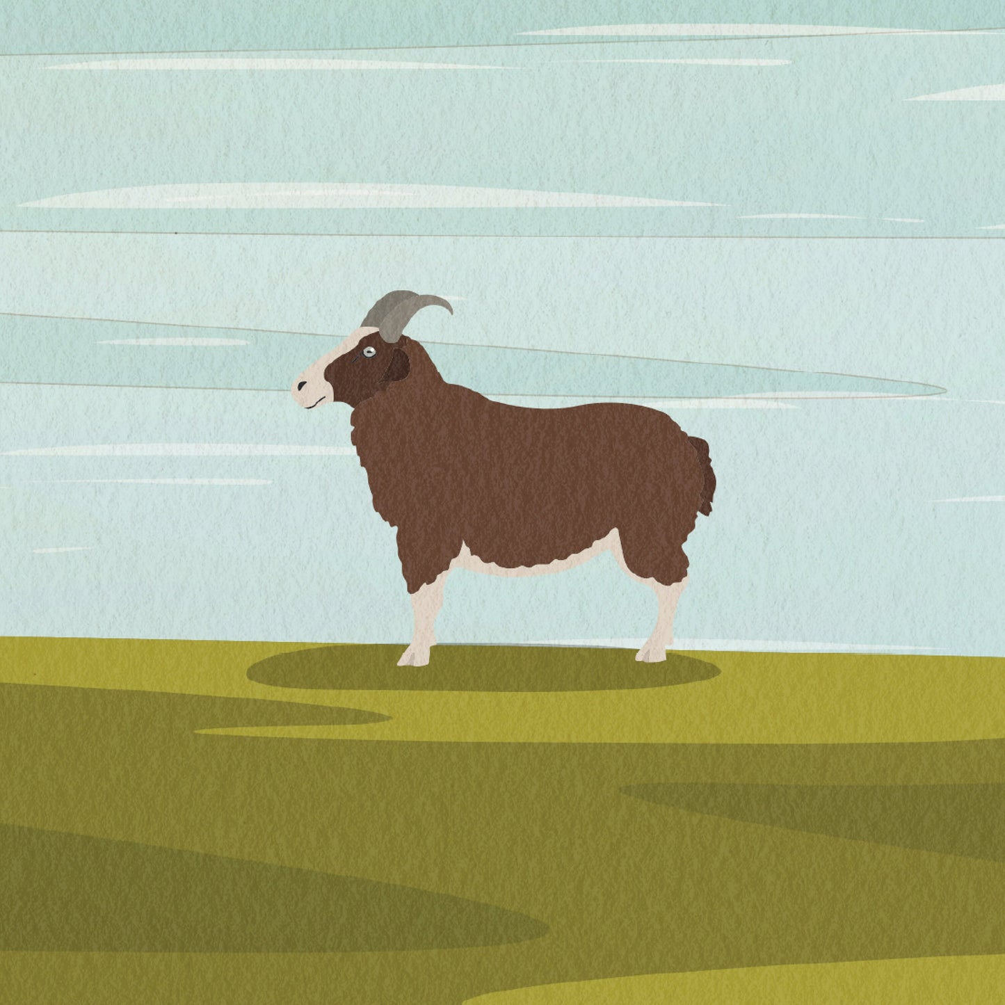 St. Kilda Print - Croft House - Gannet - Puffin - Soay Sheep - St Kilda Archipelago - Travel Poster - St Kilda Archipelago - Hirta - Dun