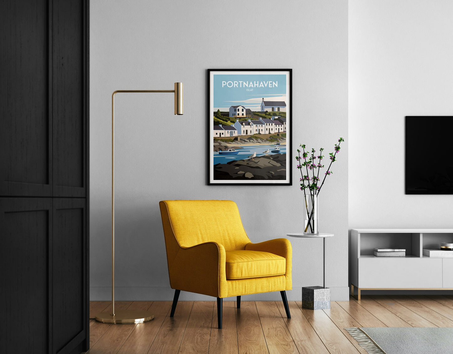Portnahaven Print - Isle of Islay - Inner Hebrides - Scotland - Portnahaven Harbour - Wall Art - Wedding gift