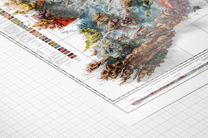 Ireland Geological Map - Ireland Relief Map, Ireland Topo Map, Dublin, Limerick, Ulster, Connaught, Munster,Leinster