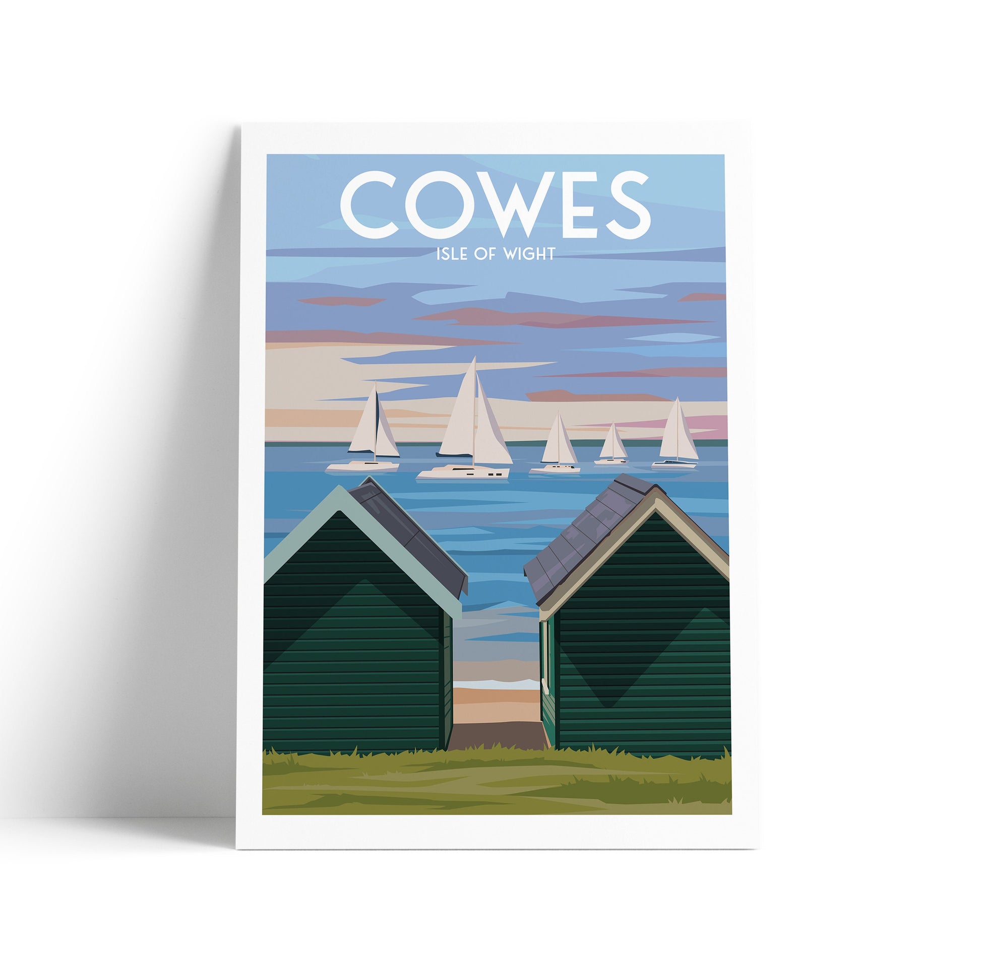 Cowes Print - Isle of Wight - England - Travel Poster