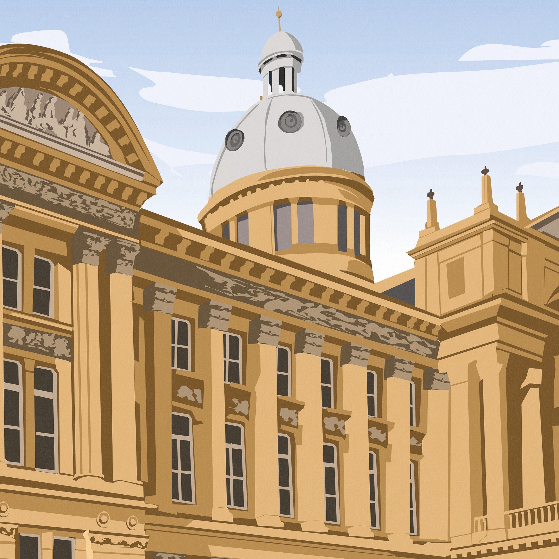 Birmingham Museum & Art Gallery Print - England - Travel Poster