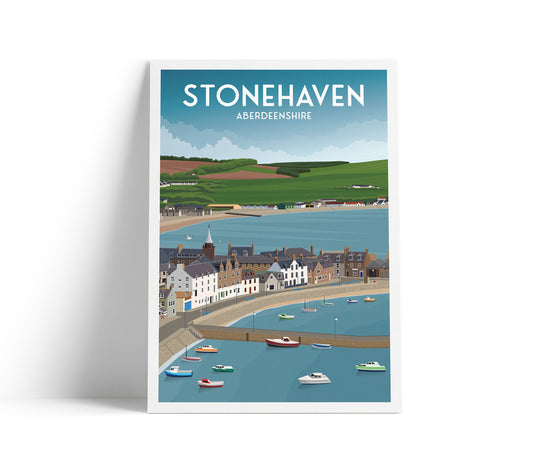 Stonehaven Print - Stonehaven Harbour - Aberdeenshire - Scotland