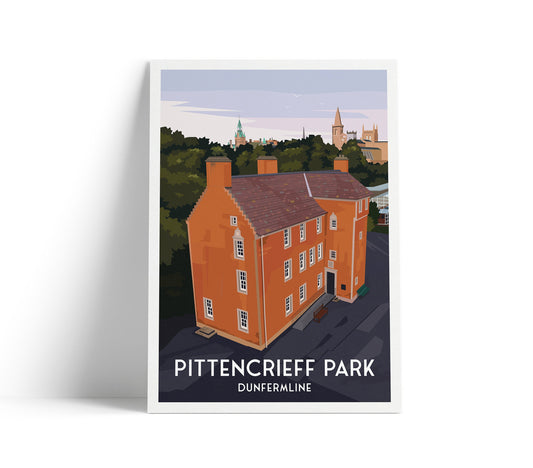 Pittencrieff Park Print - Dunfermline - Fife - Scotland