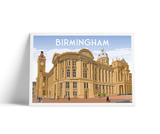 Birmingham Museum & Art Gallery Print - England - Travel Poster