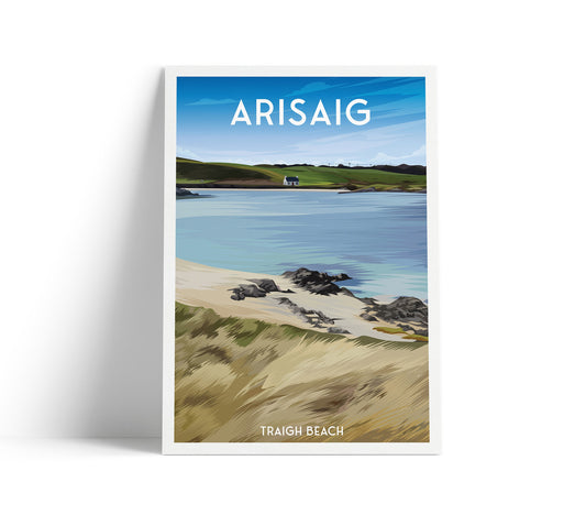 Arisaig Print - Traigh Beach - Lochaber - Highland, Scotland