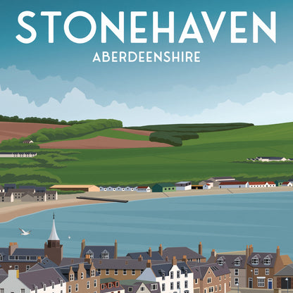 Stonehaven Print - Stonehaven Harbour - Aberdeenshire - Scotland