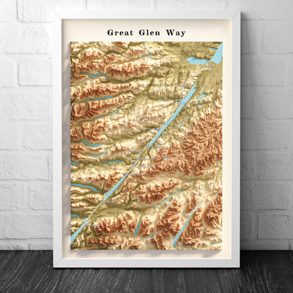 Great Glen Way Map | Fort William to Inverness | Scottish Trails | Gairlochy | Laggan Locks | Invergarry Castle | Bridge of Oich | Alltsigh