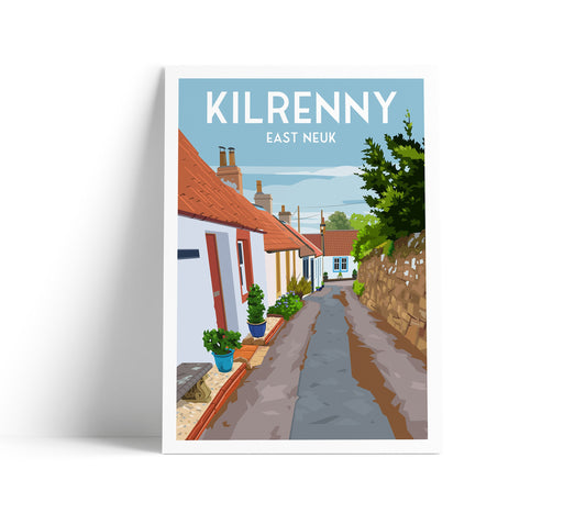 Kilrenny Travel Poster - Fife - East Neuk - Wal Art