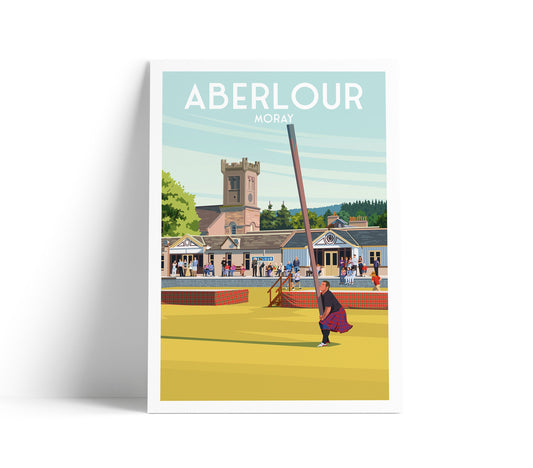 Aberlour Highland Games - Caber Tosser - Scotland - Speyside
