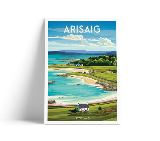 Arisaig Print - Traigh Beach - Lochaber - Highland, Scotland