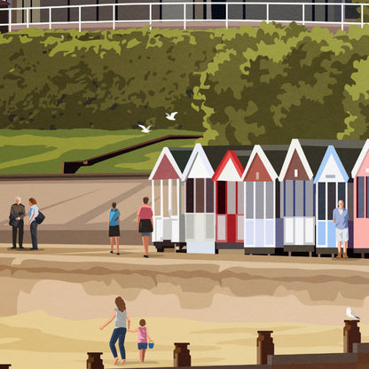 Southwold Lighthouse Print - Beach - Suffolk, England - Travel Poster