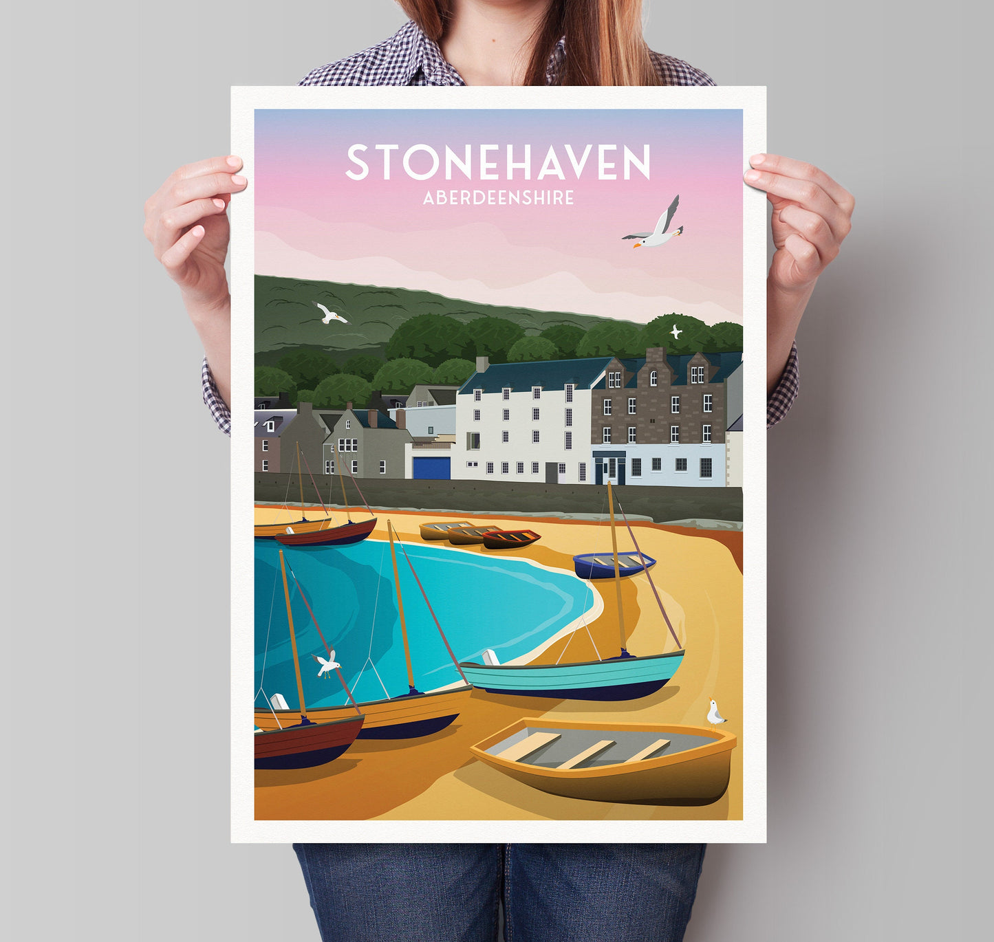 Stonehaven Print - Stonehaven Harbour - Aberdeenshire - Scotland