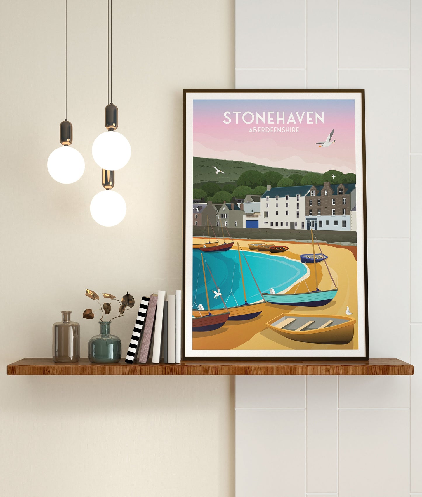 Stonehaven Print - Stonehaven Harbour - Aberdeenshire - Scotland