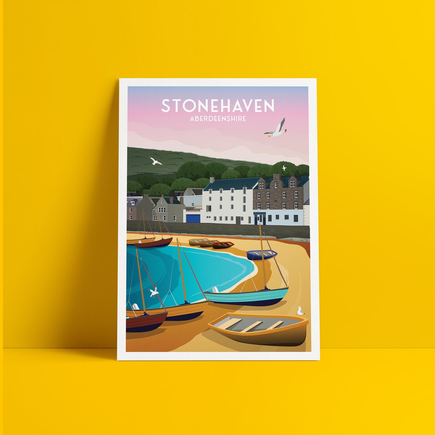 Stonehaven Print - Stonehaven Harbour - Aberdeenshire - Scotland