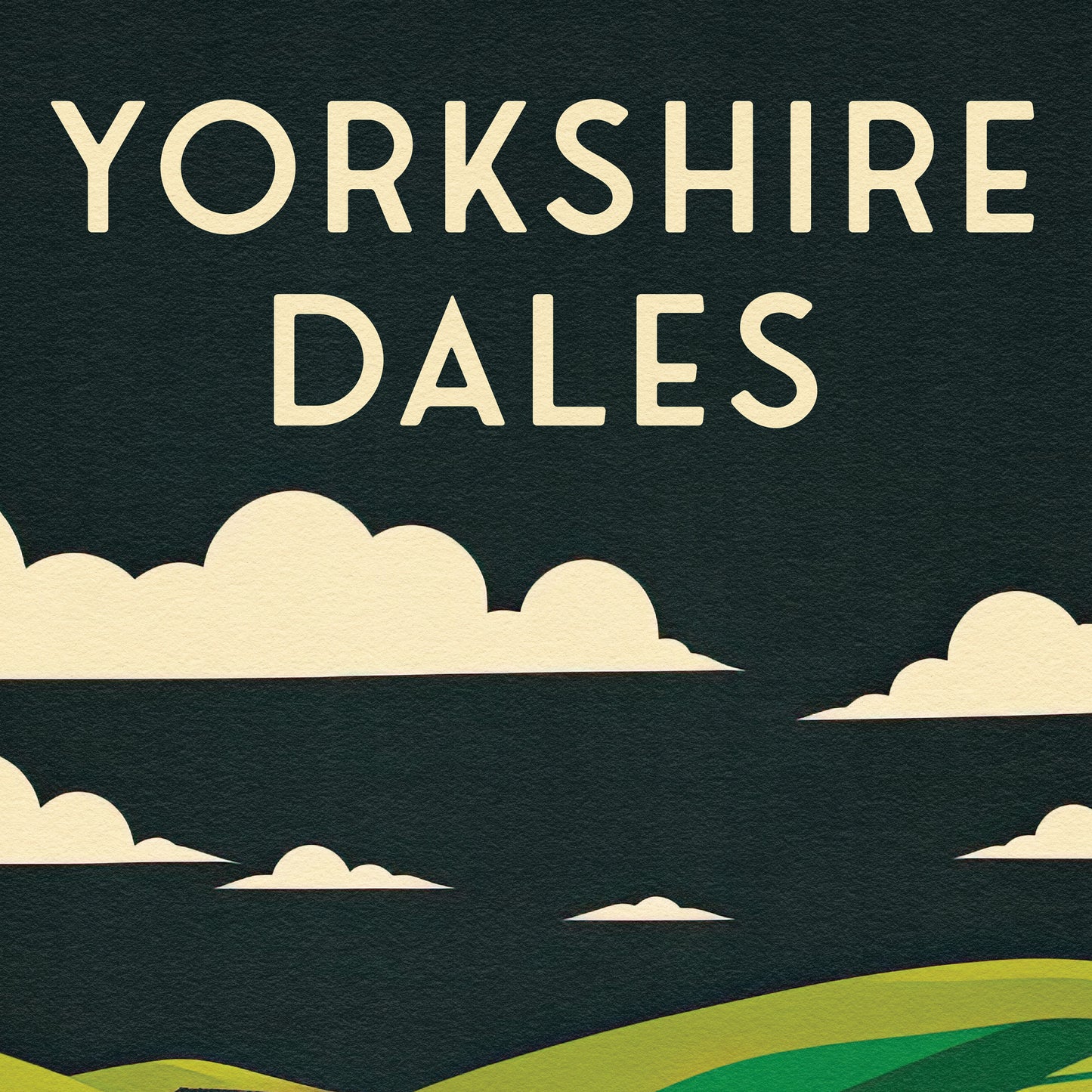 Yorkshire Dales Print | National Park Travel Poster | Yorkshire Dales Poster | Gift | Birthday Present | Home Decor Artwork