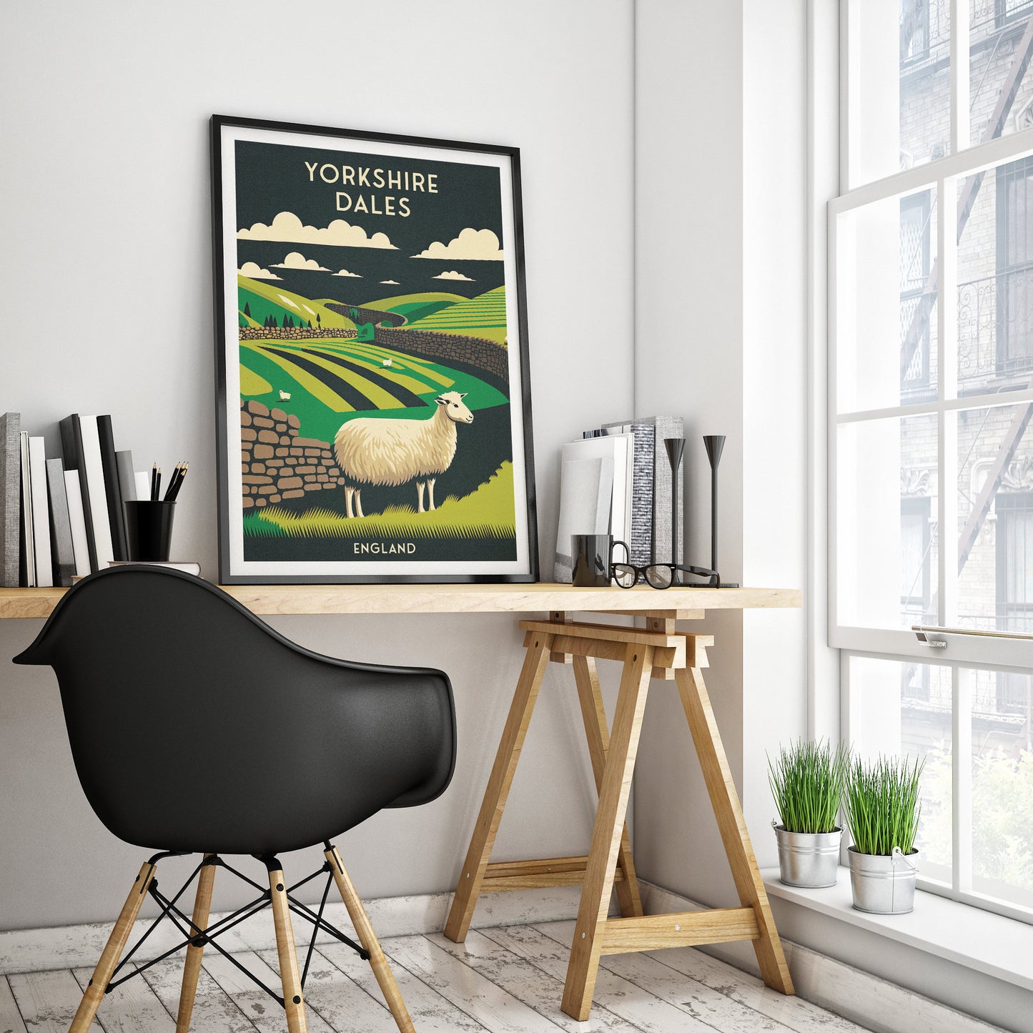 Yorkshire Dales Print | National Park Travel Poster | Yorkshire Dales Poster | Gift | Birthday Present | Home Decor Artwork