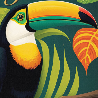 Brazil Print - Toucan - Rainforest - Travel Poster