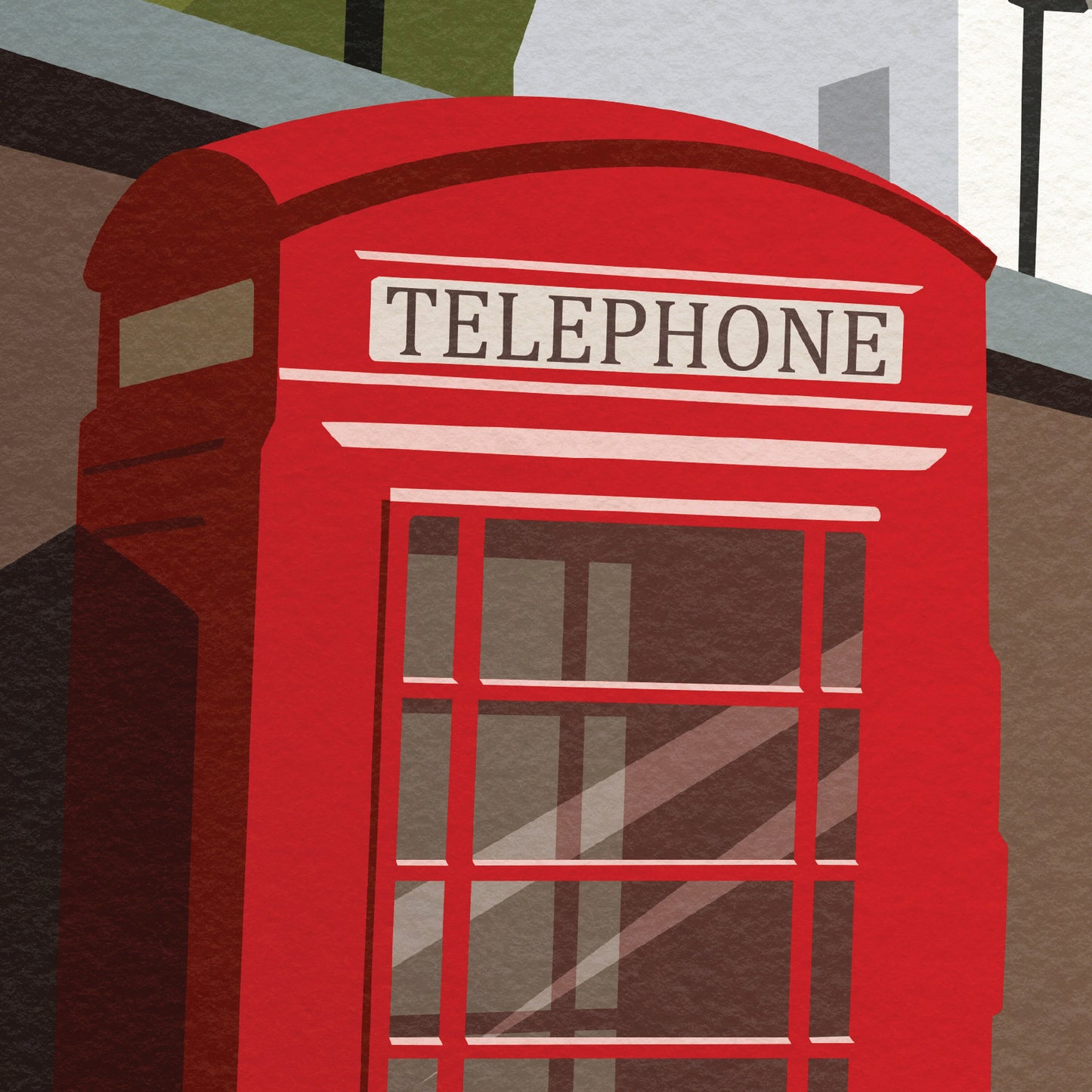 Pennan Travel Poster - Aberdeenshire - Scotland - Local Hero - Red Telephone Box  - Scottish Landscape - Banff - Crovie - Gardenstown