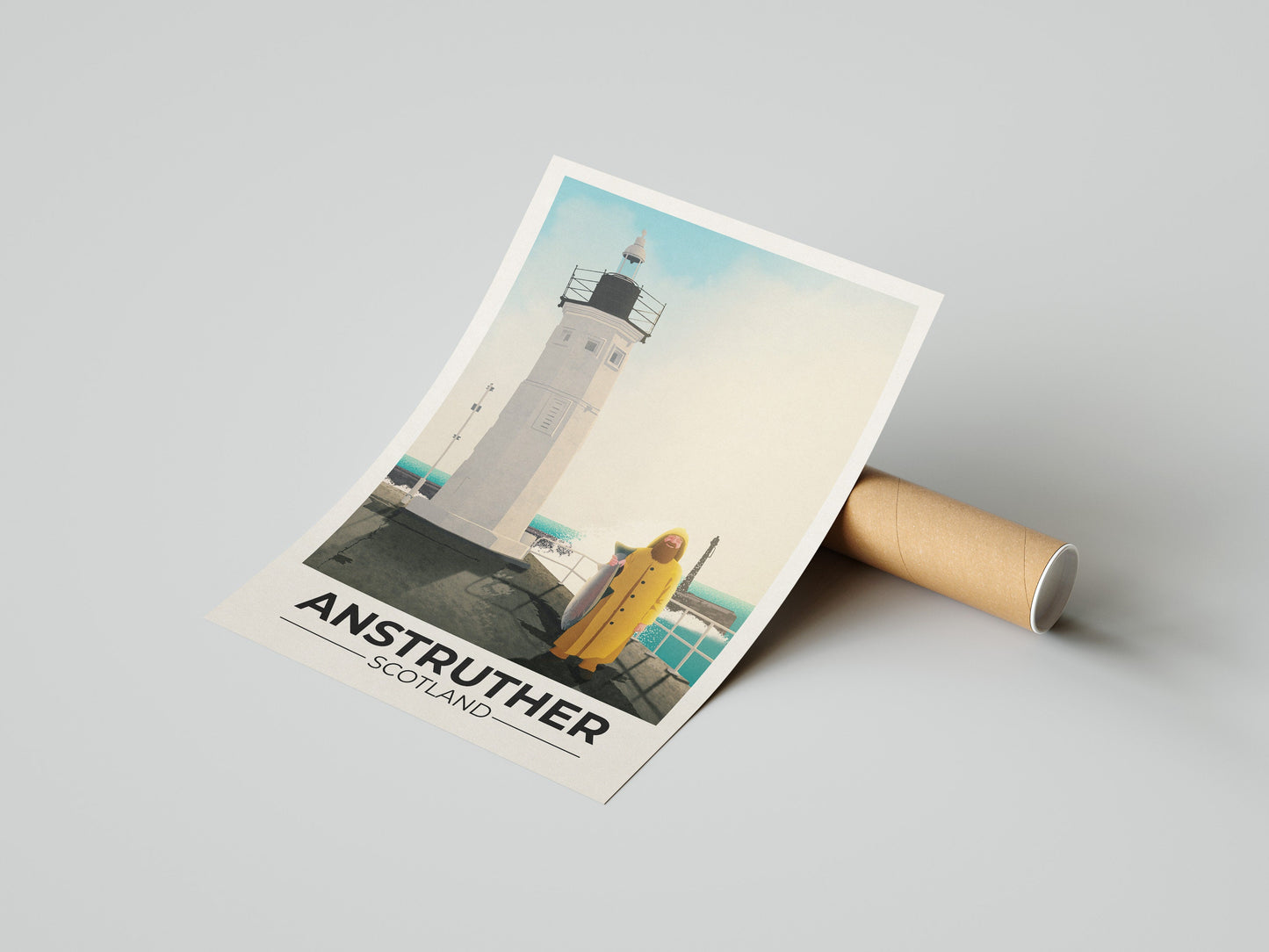 Anstruther Travel Poster