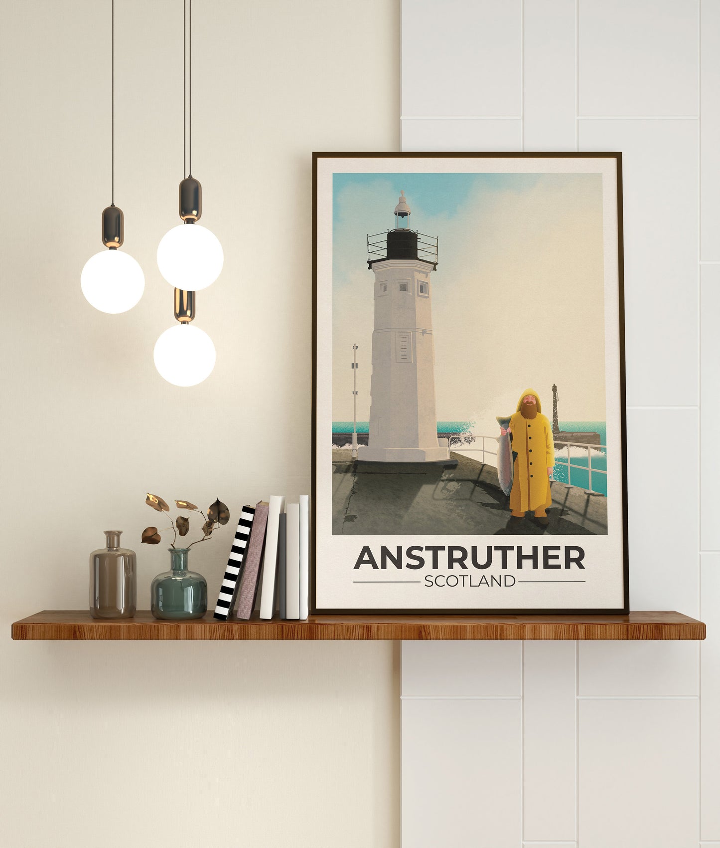 Anstruther Travel Poster