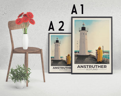 Anstruther Travel Poster