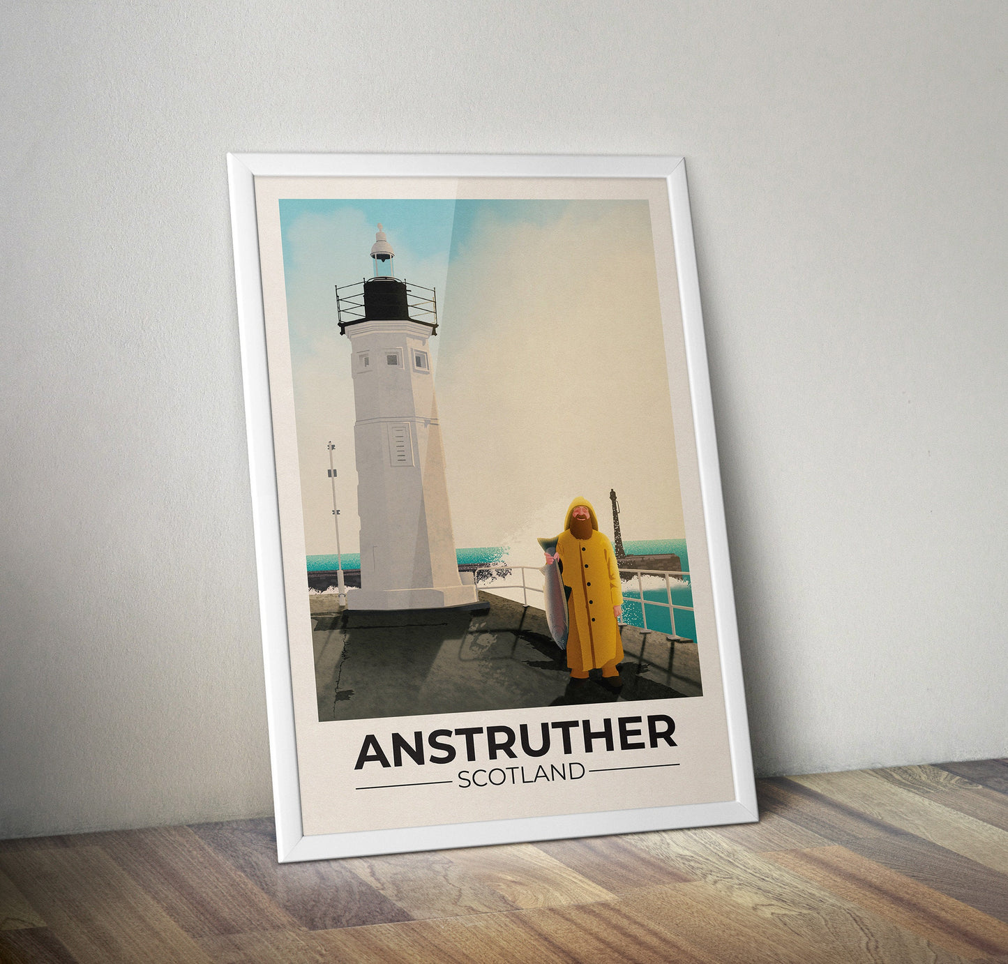 Anstruther Travel Poster