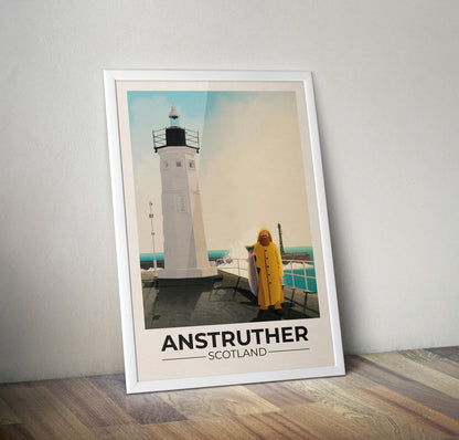 Anstruther Travel Poster