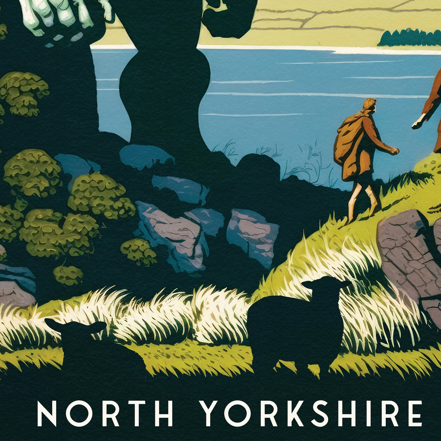 North Yorkshire Print | Wade the Giant | North York Moors | Gift | Birthday Present