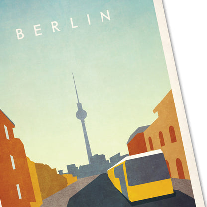 Berlin Print, Germany Travel Poster, (Deutschland, Germany, Berlin poster, Minimalist Germany print, German gift, Father's Day)