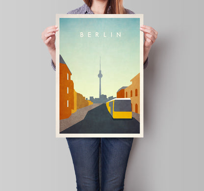 Berlin Print, Germany Travel Poster, (Deutschland, Germany, Berlin poster, Minimalist Germany print, German gift, Father's Day)