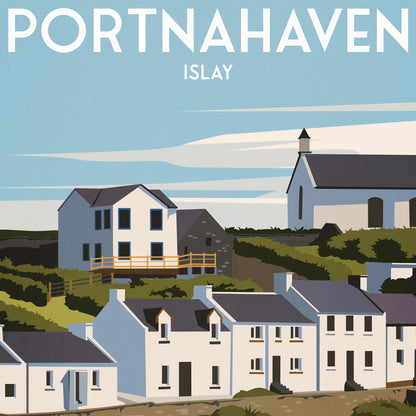 Portnahaven Print - Isle of Islay - Inner Hebrides - Scotland - Portnahaven Harbour - Wall Art - Wedding gift