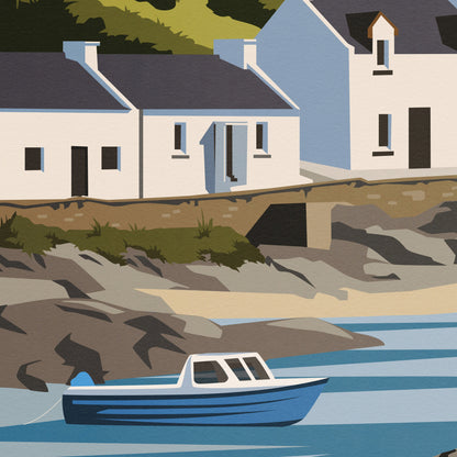 Portnahaven Print - Isle of Islay - Inner Hebrides - Scotland - Portnahaven Harbour - Wall Art - Wedding gift