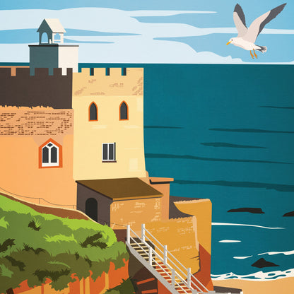 Sidmouth Travel Poster - England - A3, A2, A1