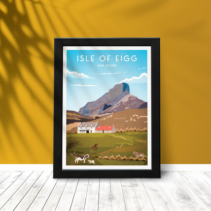 Isle of Eigg Print, An Sgùrr - Scotland Wall Art - Scottish Islands