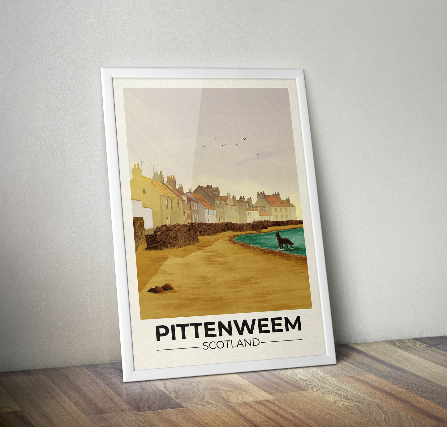 Pittenweem Travel Poster - Fife Wall Art - East Neuk Print