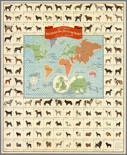 The official illustrated dog map of the world