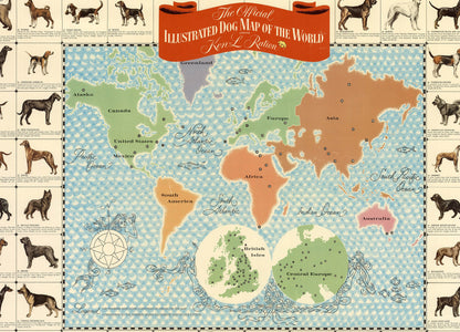 The official illustrated dog map of the world