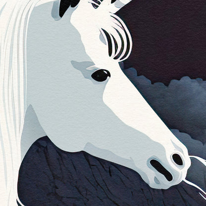 Scotland Unicorn Print | Mythical Creature | Scottish Highlands |  Scottish Gift | Birthday Present | Home Decor Artwork