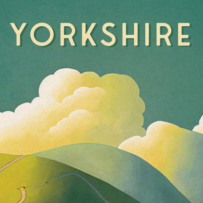 Yorkshire Dales Print | National Park Travel Poster | Yorkshire Dales Poster | Gift | Birthday Present | Home Decor Artwork