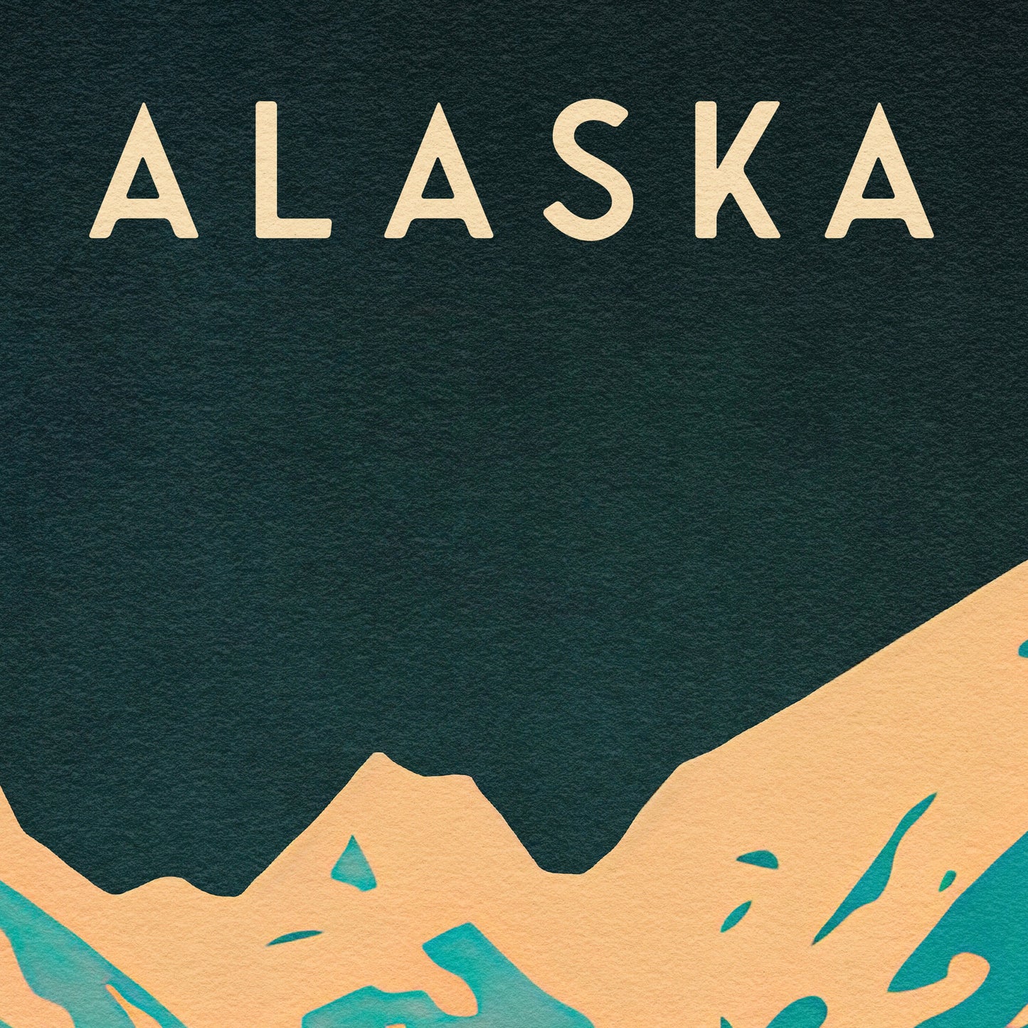 Alaska Print | Travel Poster | Moose | Alaska Gift | Birthday Present | Home Decor Artwork