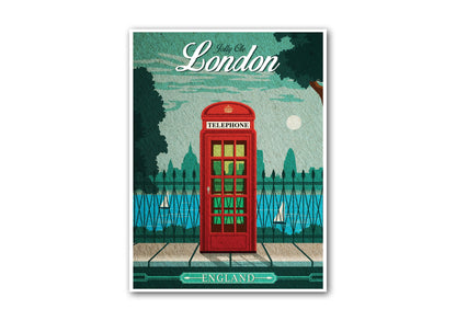 Jolly Ole London Vintage Travel Poster, England Travel Poster, Vintage Travel Poster,  England, english Art, english Gifts, London